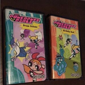 Birthday and Dream Scheme Powderpuff Girls cartoon by Cartoon Network on VHS (2)